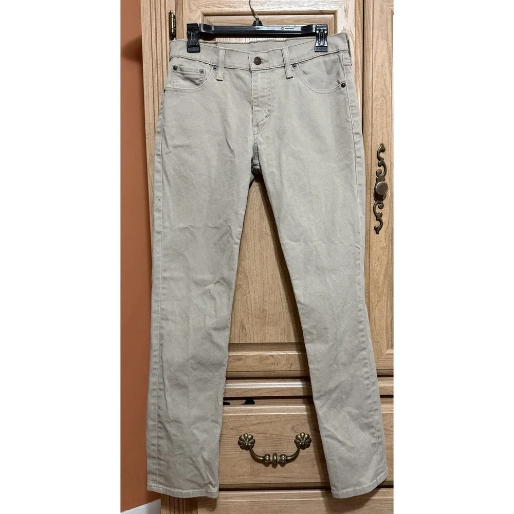 Levi's 511 Khaki Tan Jeans 30x32 Cotton Men's Pants
